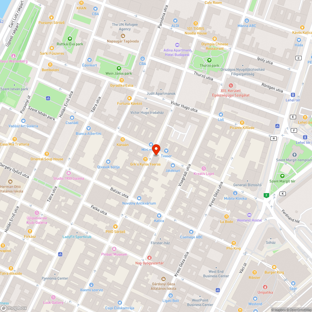 Leparkolt járda bejelentés helye