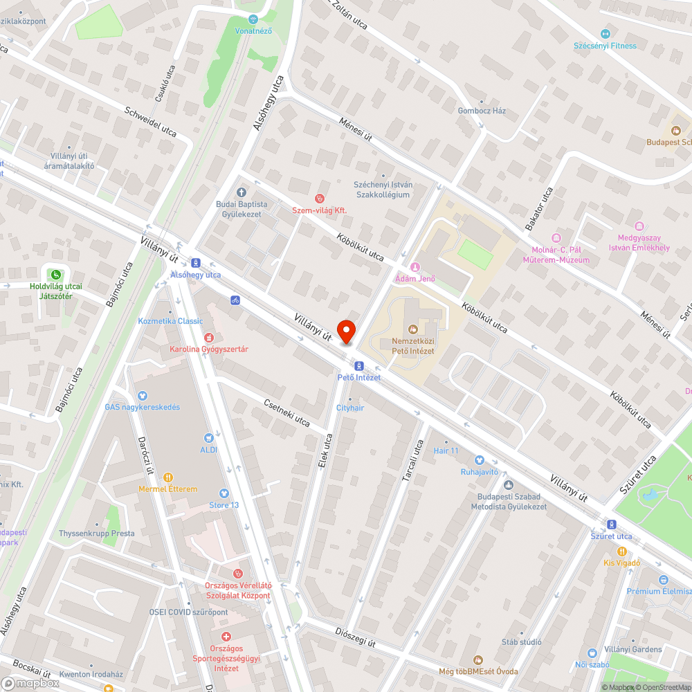 Kint maradt 30-as tábla bejelentés helye