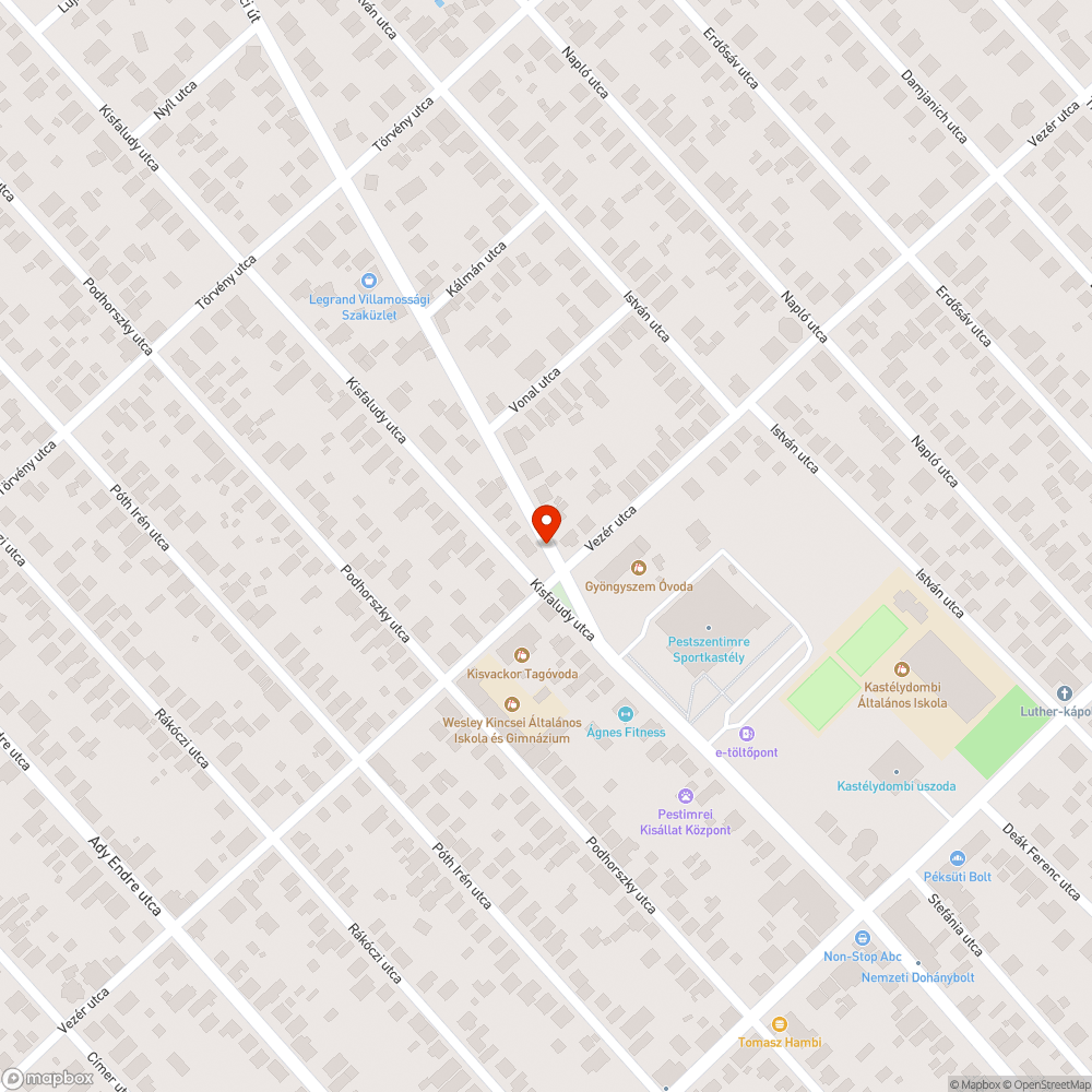 Kátyú a buszmegállóban. bejelentés helye