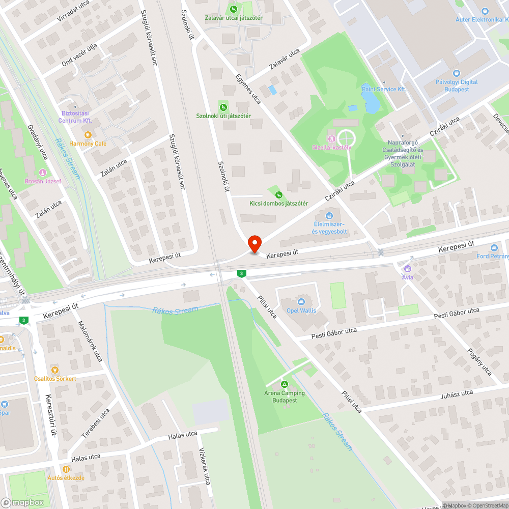 Magas padka a frissen felújított úton bejelentés helye