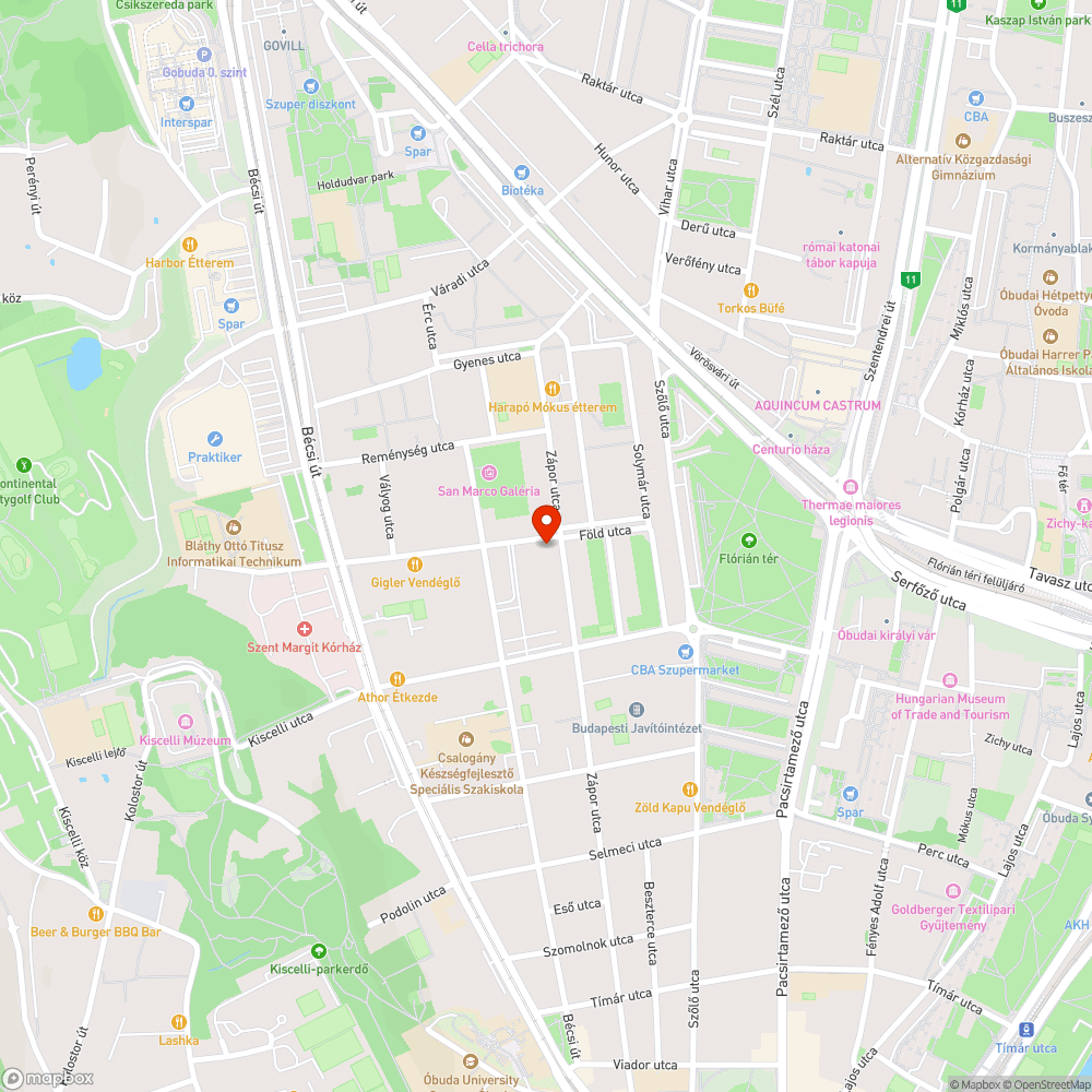 Baleset veszélyes járda bejelentés helye