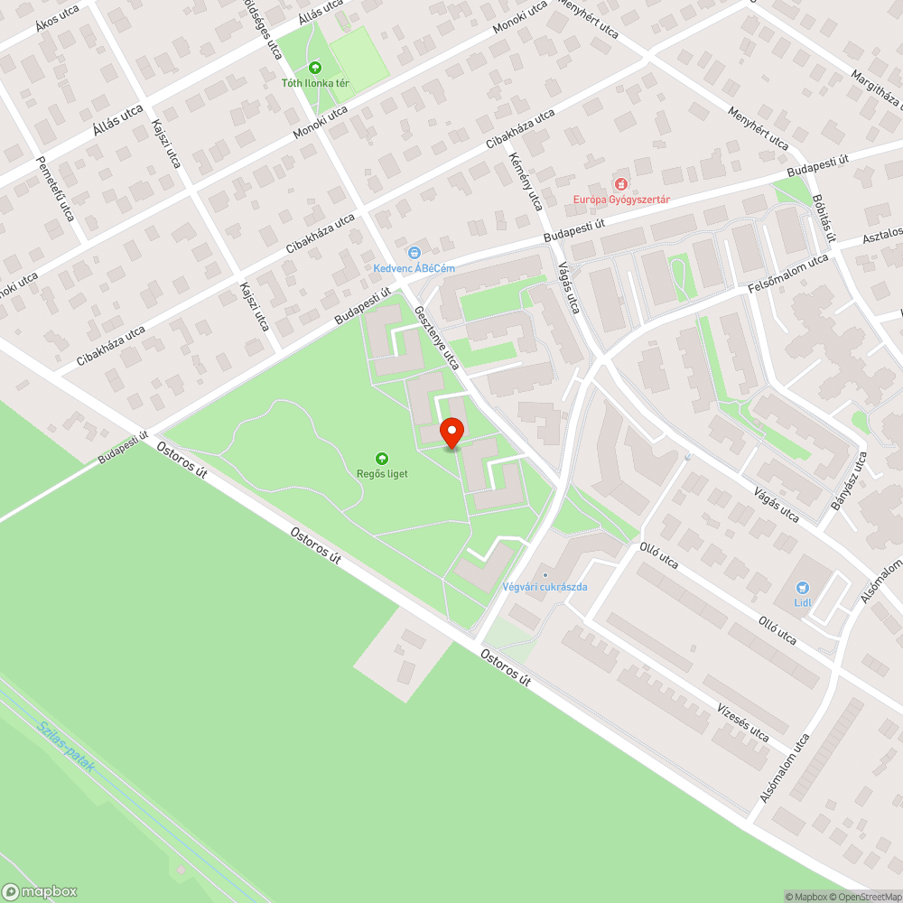 Kidöntött kuka bejelentés helye