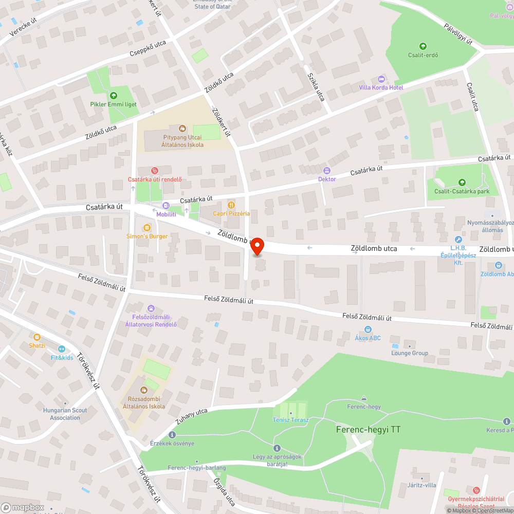 Kidöntött kresztábla bejelentés helye