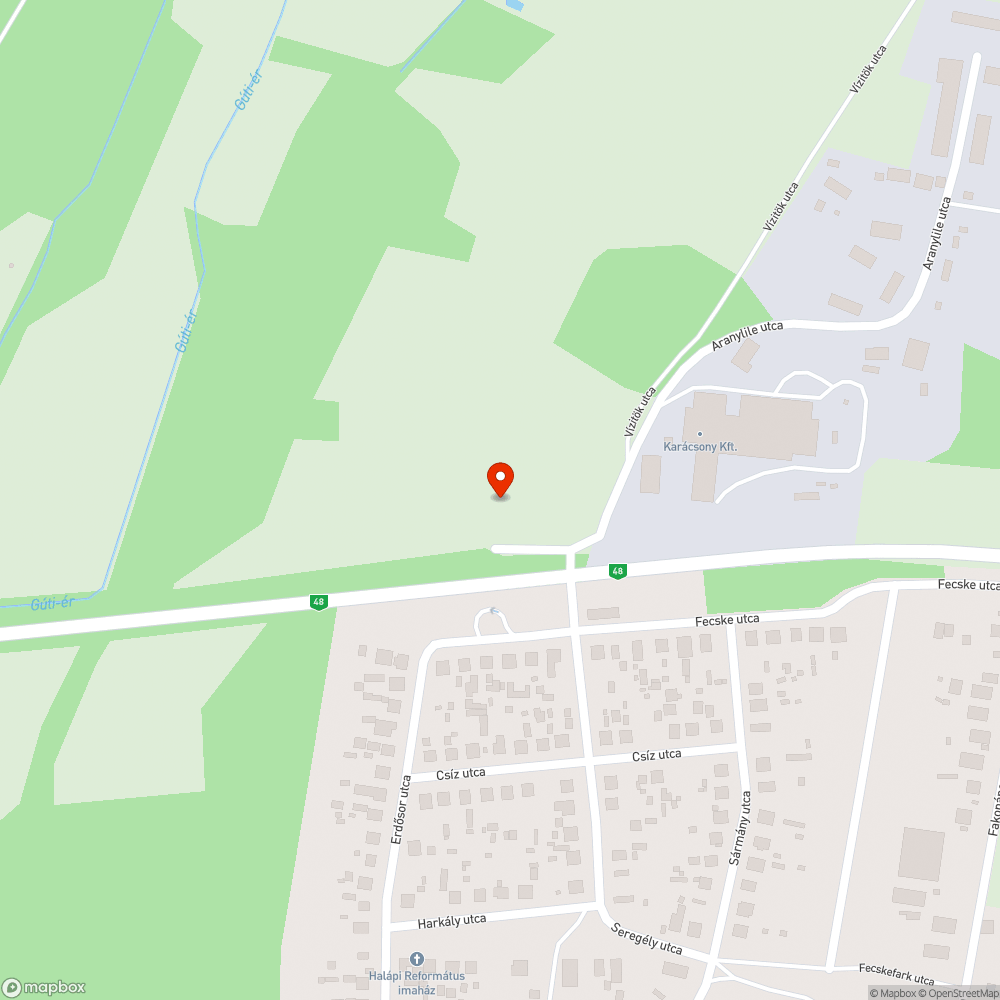 Tanyák mellett elhaladó túristautak bejelentés helye