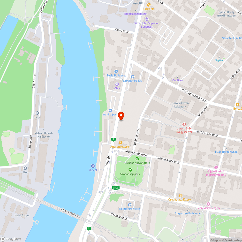 Balesetveszélyes járdaszakasz bejelentés helye