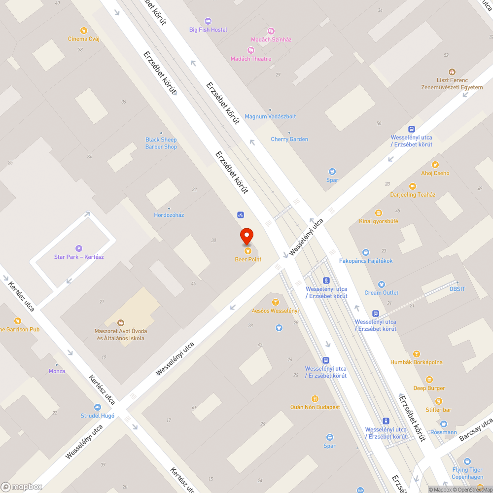 Kivágott járda bejelentés helye