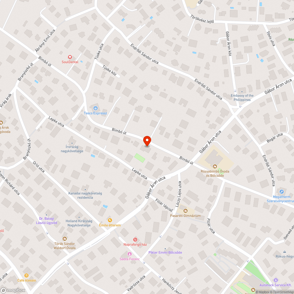 Illegális közterület-foglalás a Bimbó úton? (3.) bejelentés helye