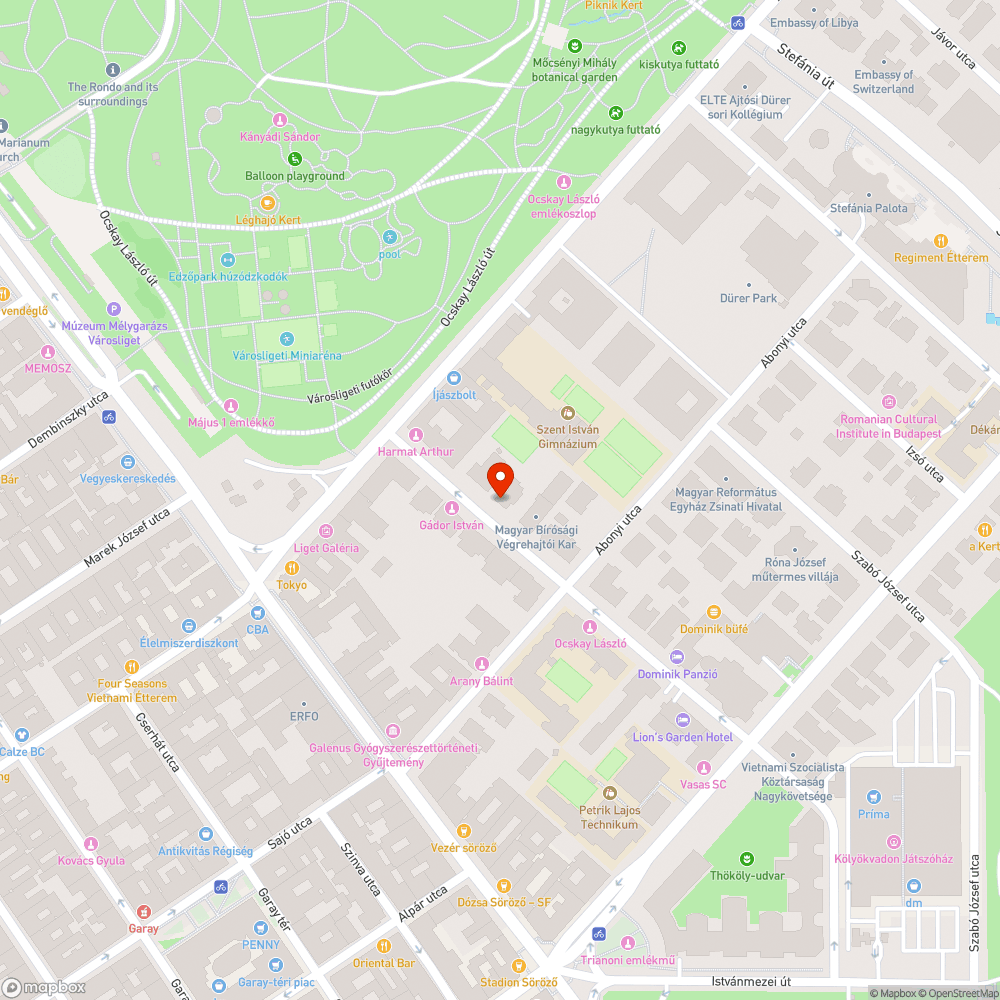 Balesetveszélyes járdaszakasz bejelentés helye