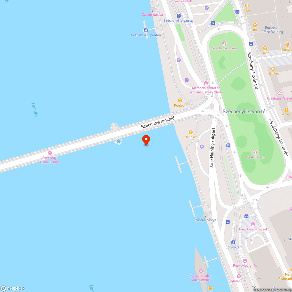 Lánchíd bejelentés helye