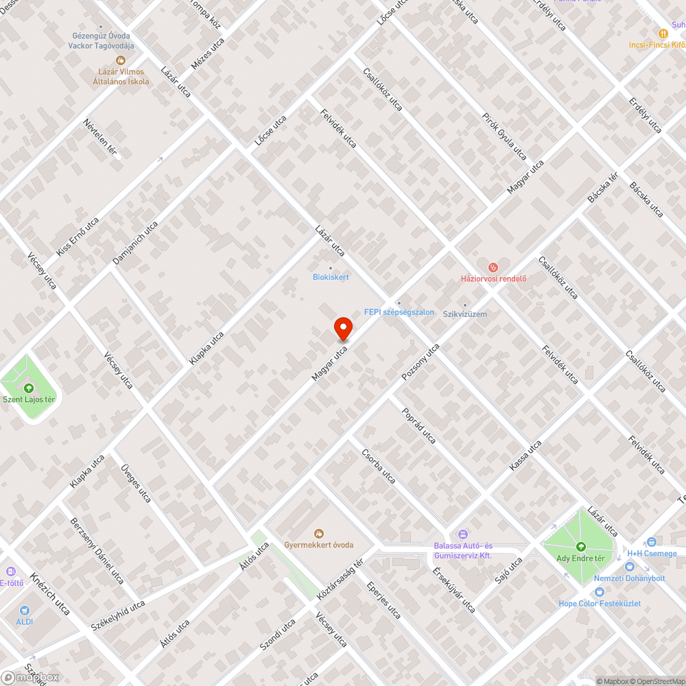 Összefirkált oszlop bejelentés helye