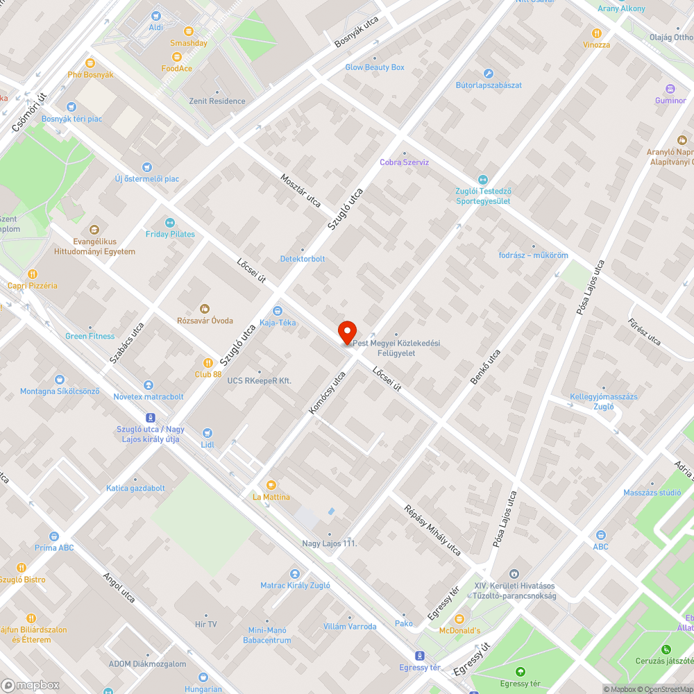 Lőcsei út ellehetetlenülő közelkedése bejelentés helye