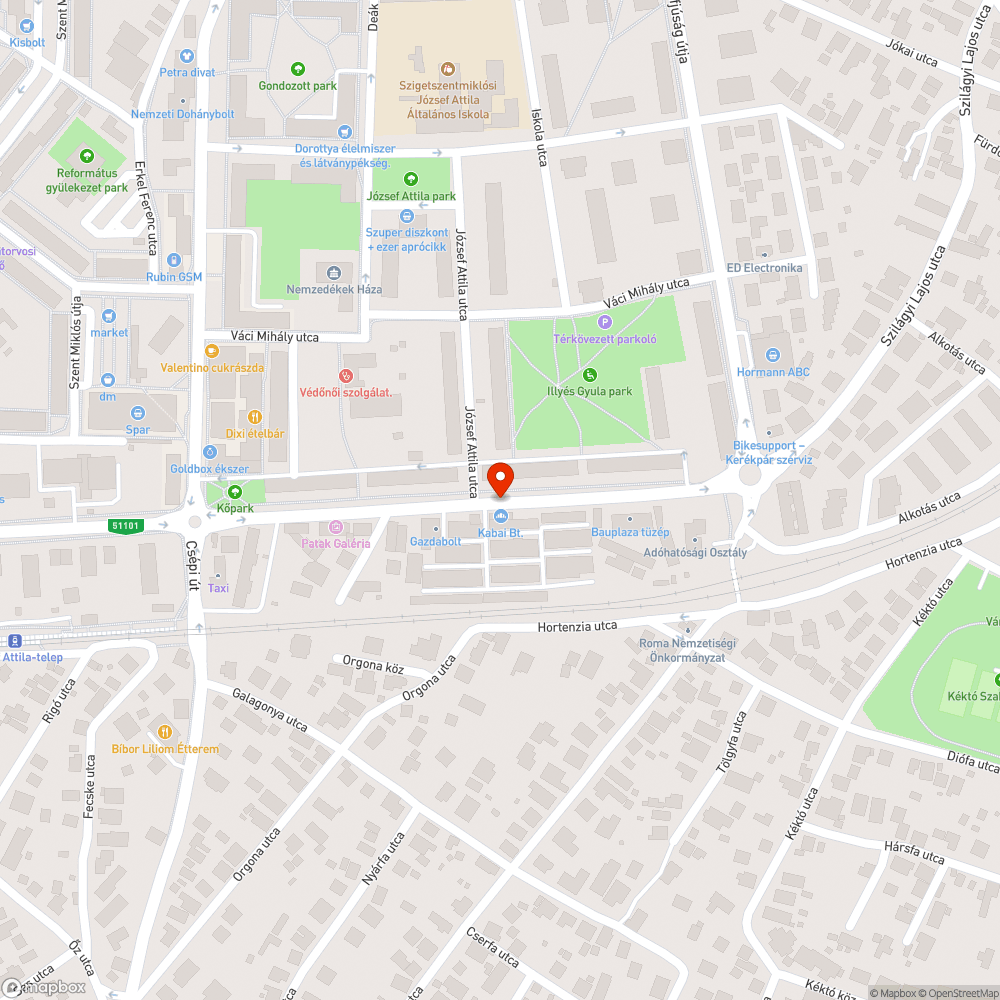 Hibás kijelző | MOS-272 bejelentés helye