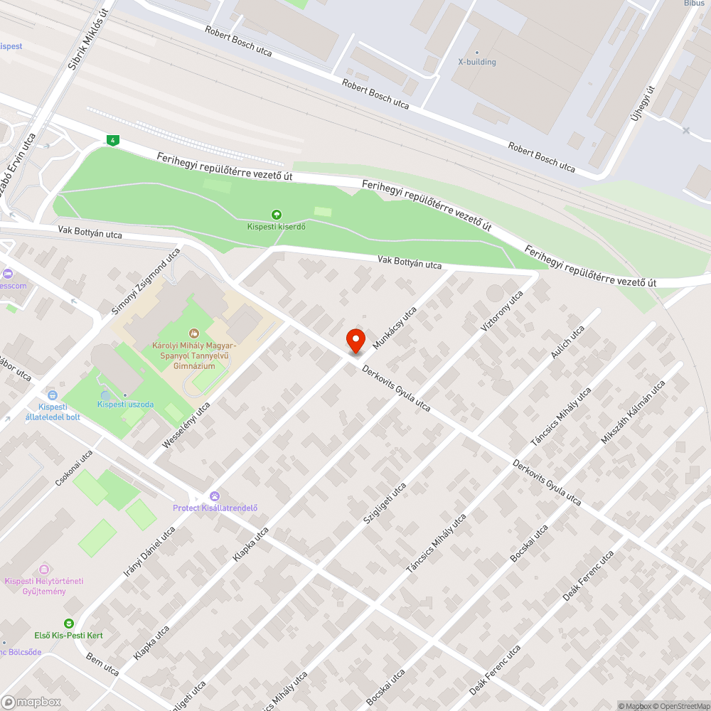 Meghibásodott jelzőlámpa bejelentés helye