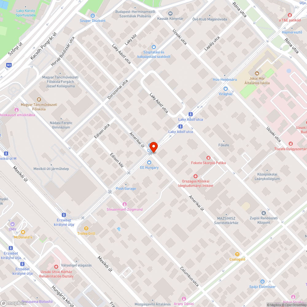 Roncsautó bejelentés helye