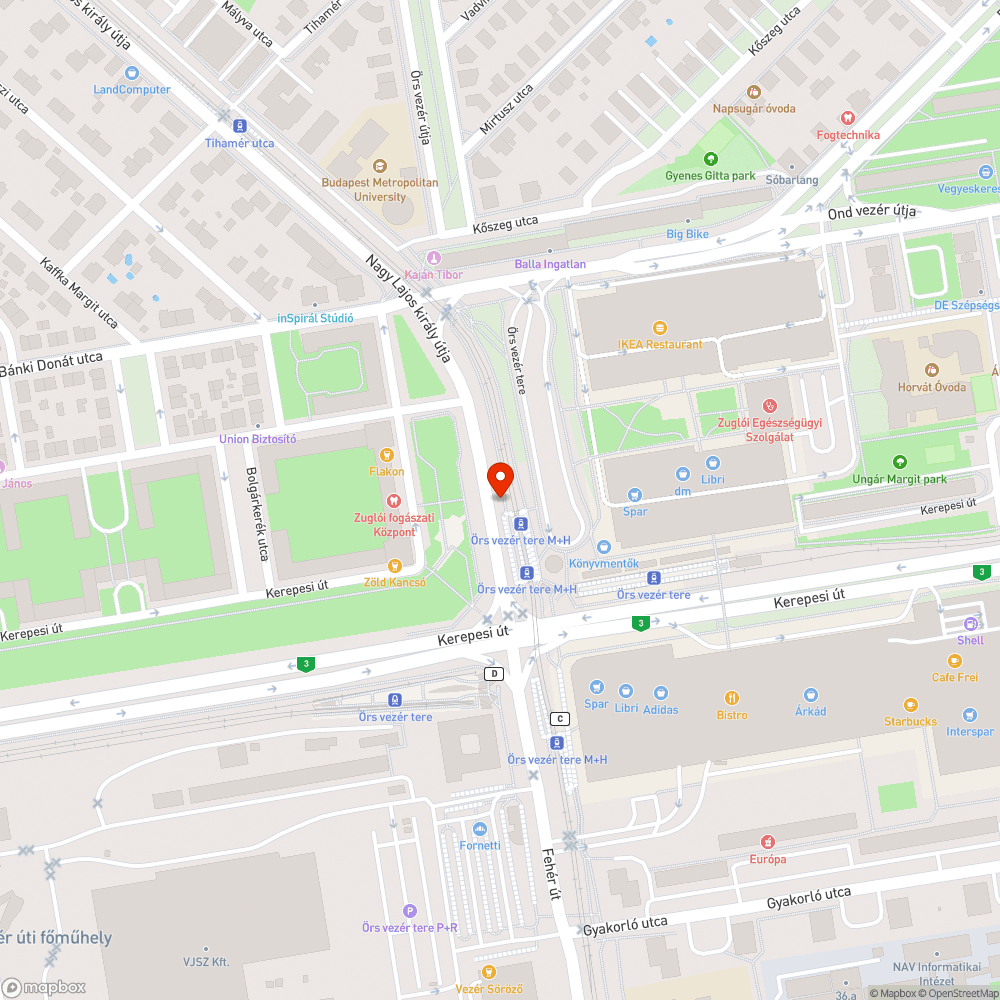 Lepukkant váró bejelentés helye