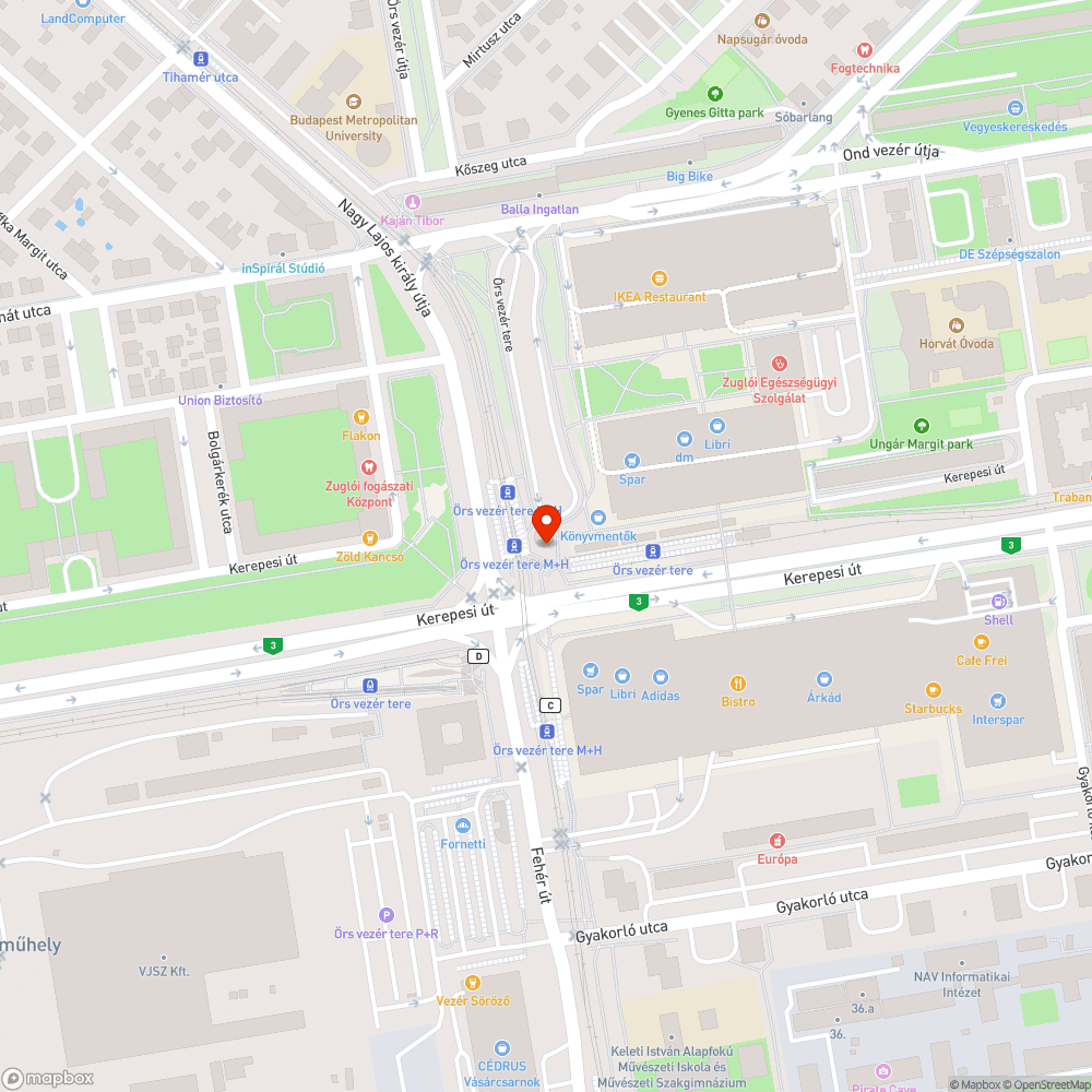 Süllyedés bejelentés helye