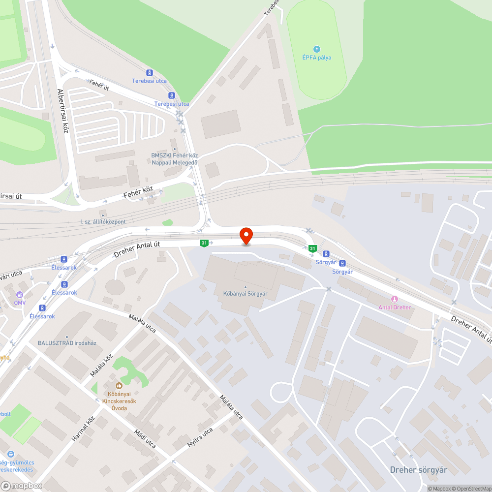 Elgázolták bejelentés helye