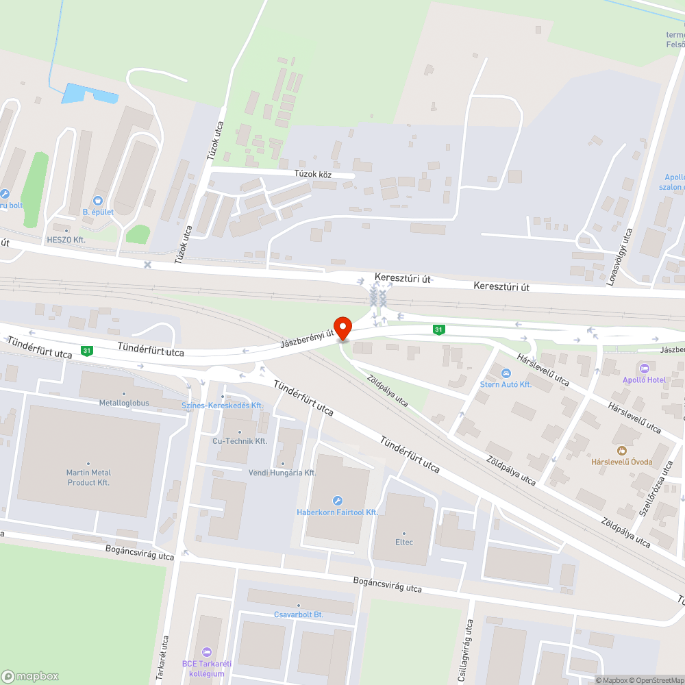 Graffitis felüljáró bejelentés helye