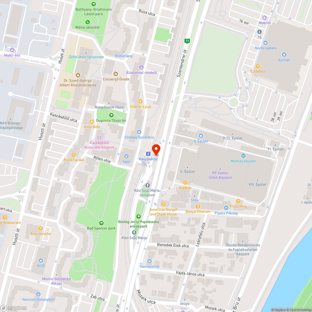 Lepergett mozaik bejelentés helye