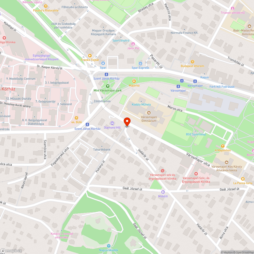 Túl forgalmas Kissvábhegy bejelentés helye