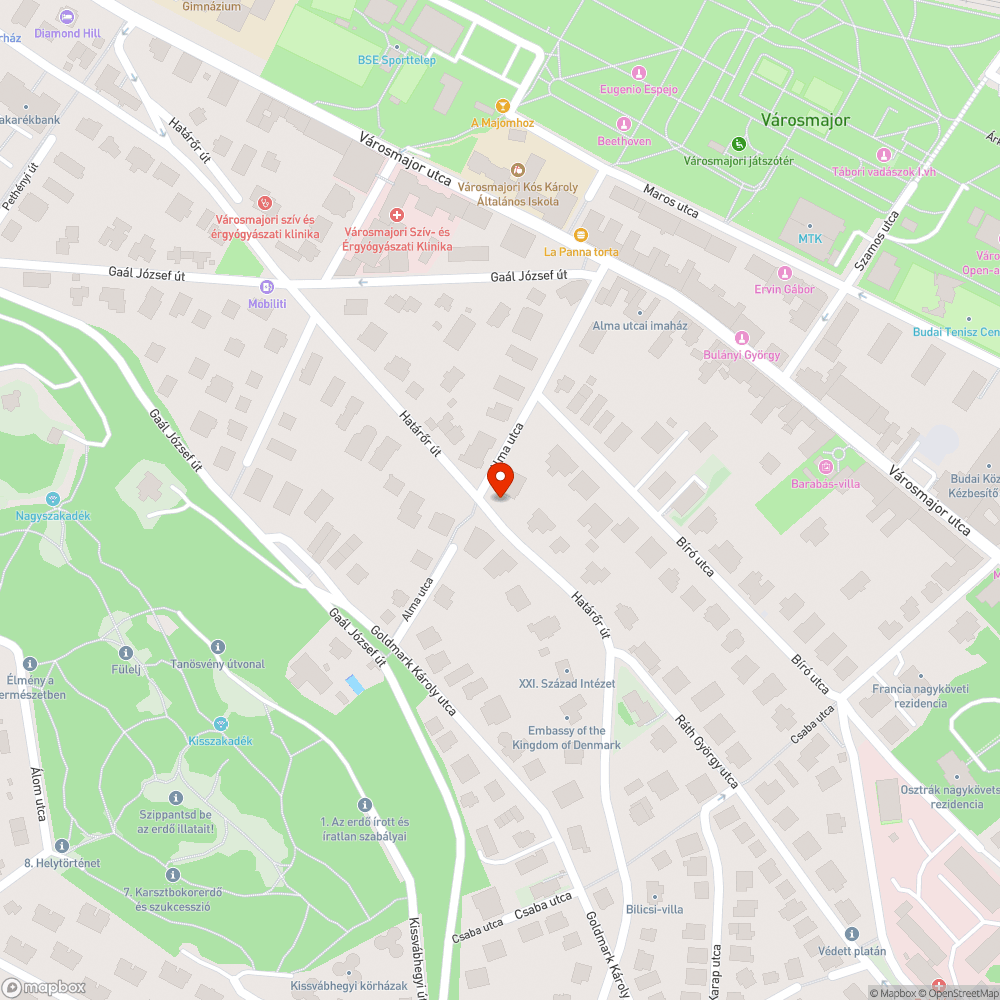 Forgalomlassító akadályok hiánya a Kissvábbhegy 30 km/h-s övezetében bejelentés helye