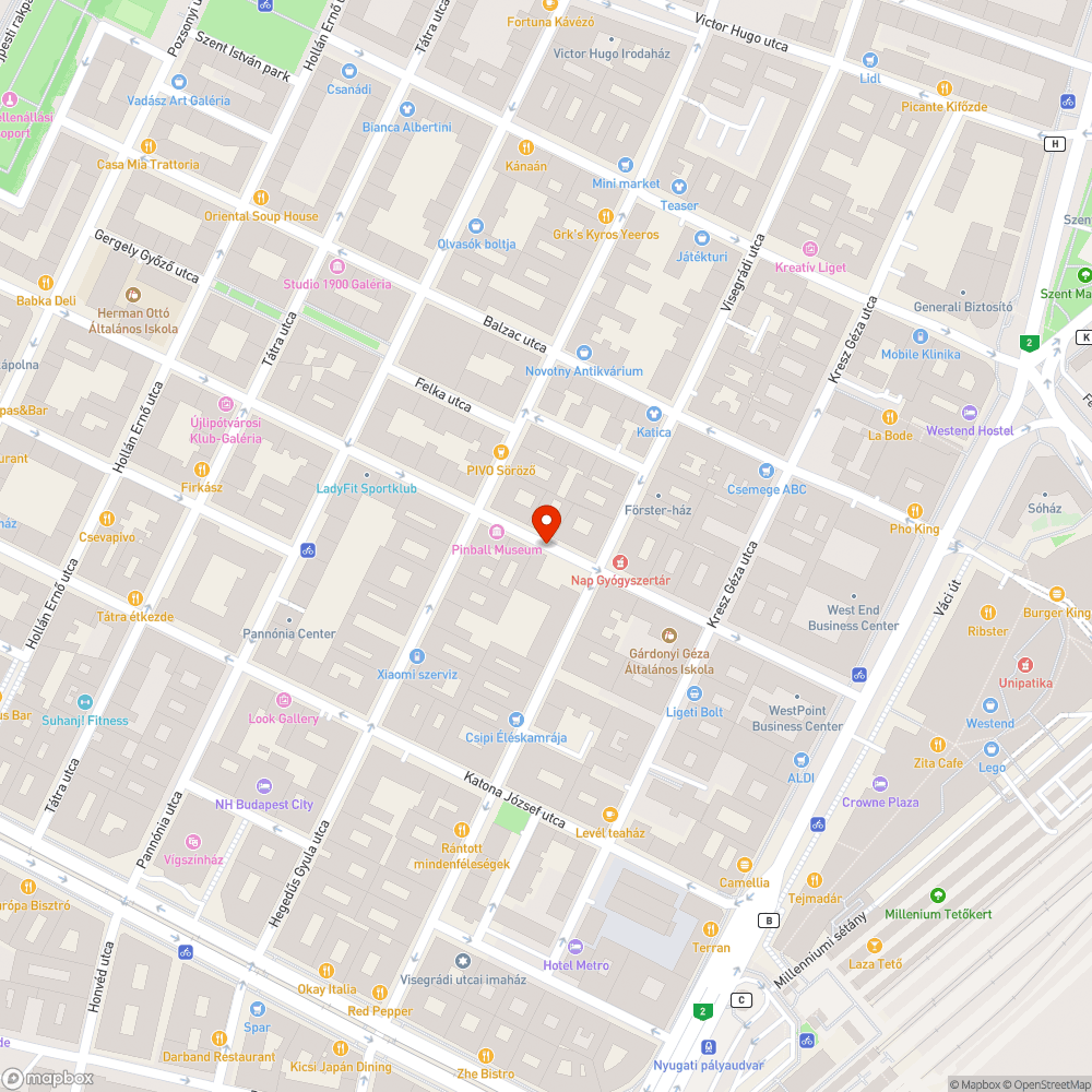 Járhatatlan járda bejelentés helye