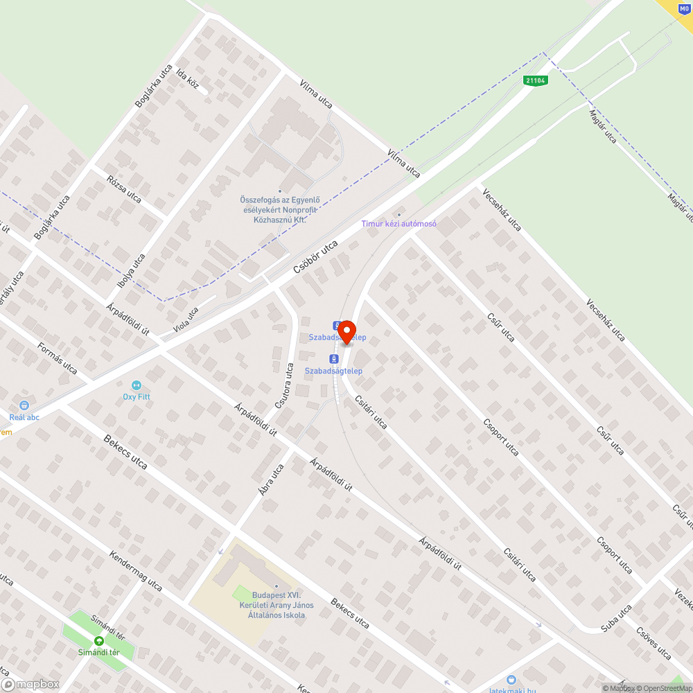 Vigyázz, ha jön a vonat! 2. bejelentés helye