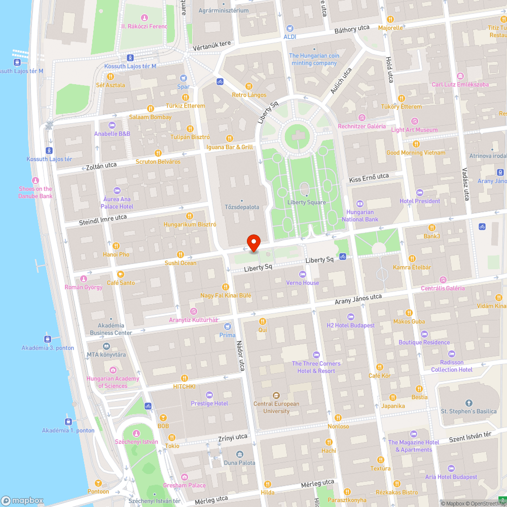 Szemetes járda a Belvárosban bejelentés helye