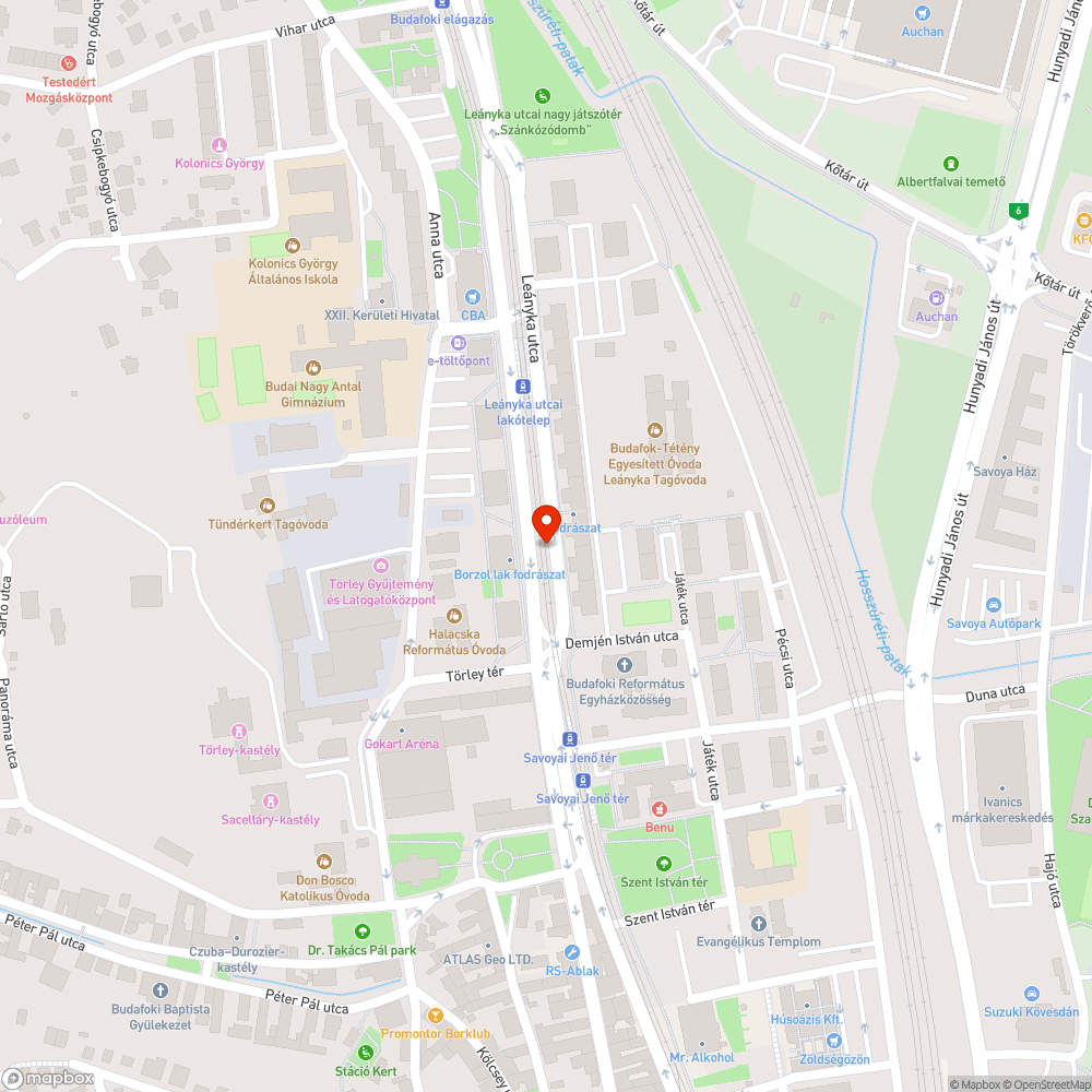 Kivágott fa pótlása - villamosmegálló (Leányka utcai lakótelep) (47-56)- /FŐKERT bejelentés helye