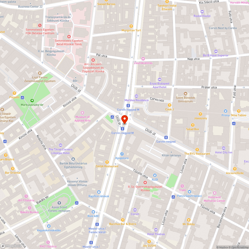 Hiányzó burkolat - Corvin negyed aluljáró bejelentés helye