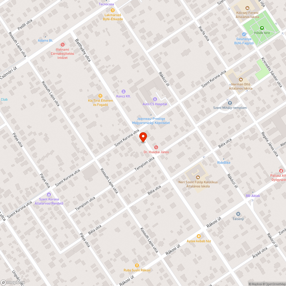 Hiányzó utasváró bejelentés helye