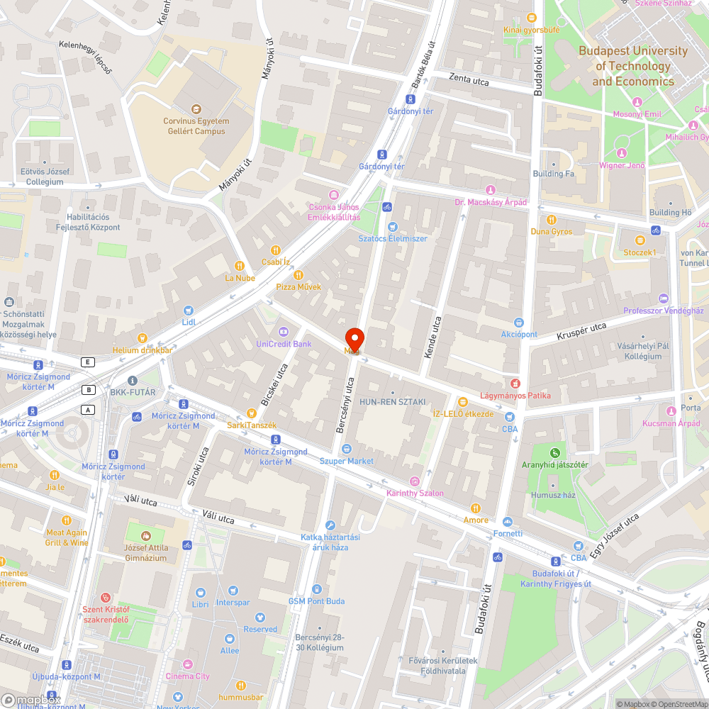 Szemét a zebránál - Budapest, Lágymányosi u. 9, újratöltve bejelentés helye