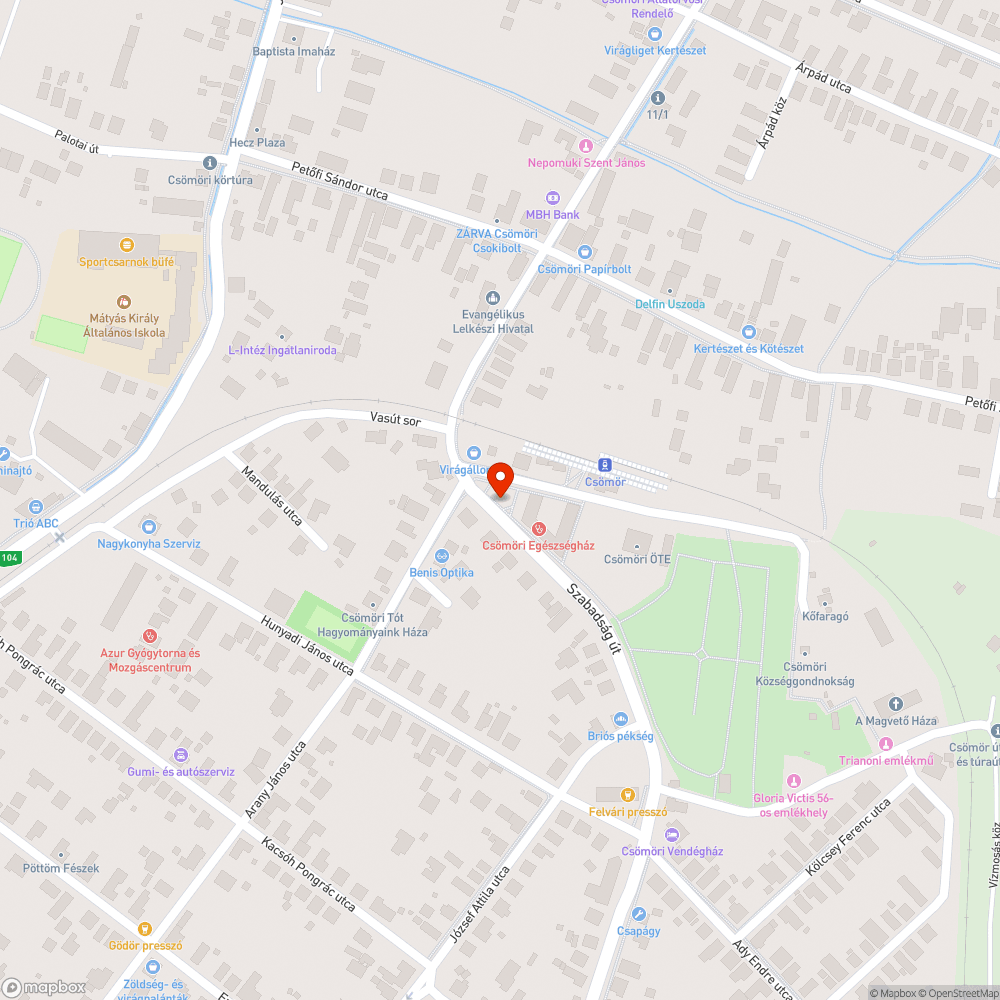 Kopott csap bejelentés helye