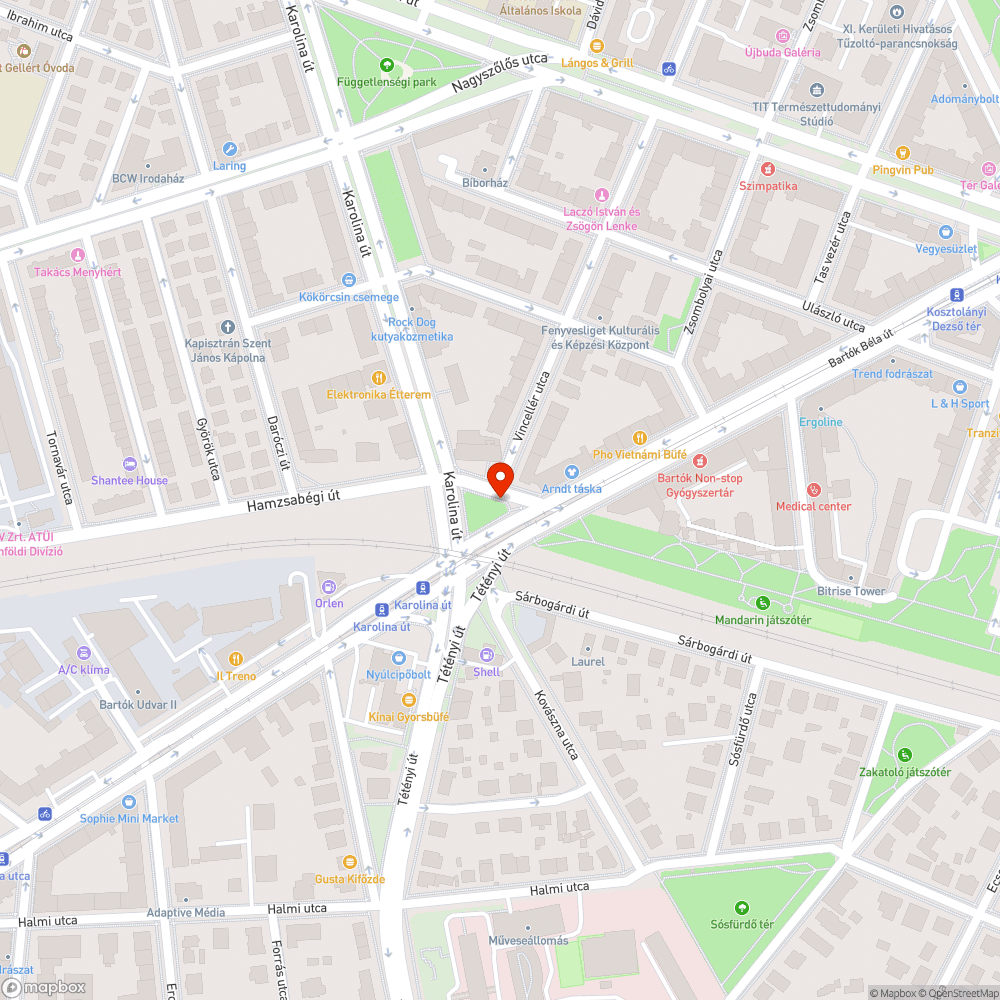 Hiányzó szemetes bejelentés helye