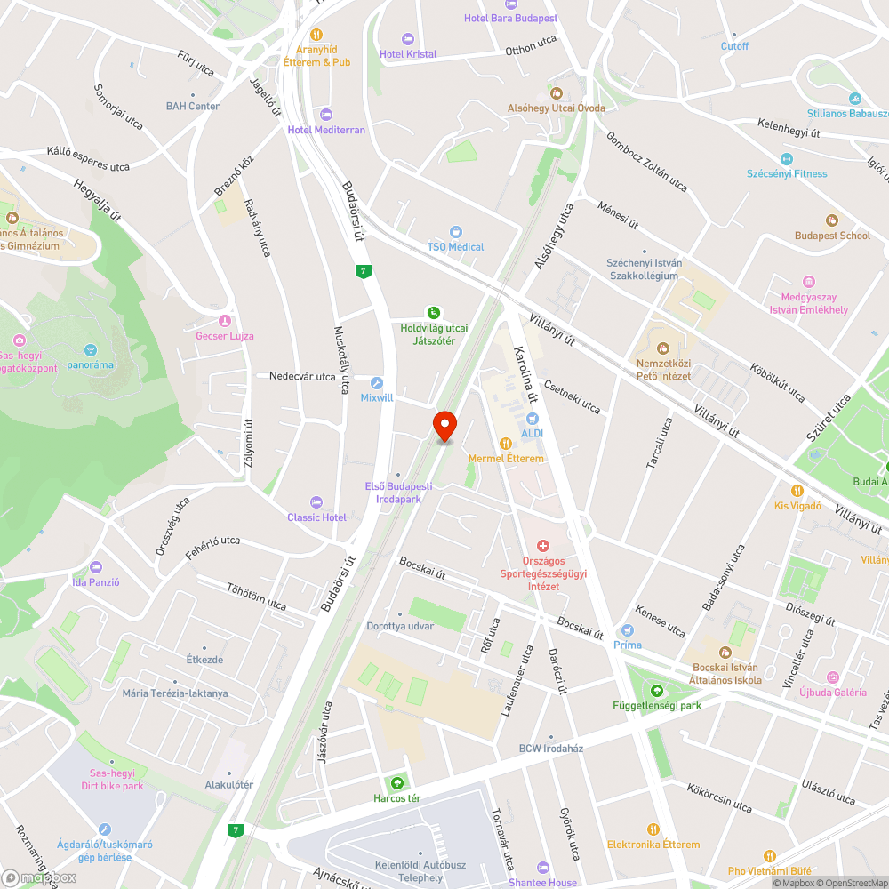 XI. ker. Alsóhegy utca parkolás a járdán - az úttest helyett bejelentés helye