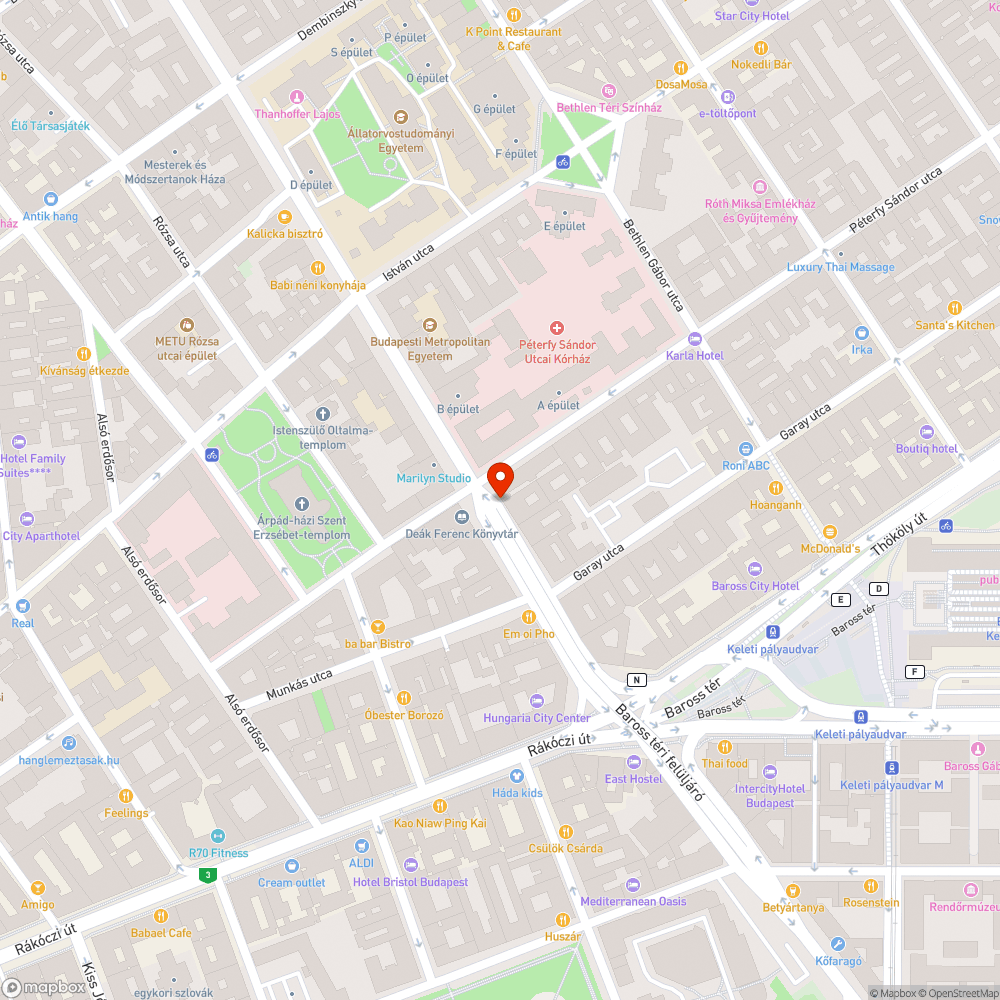 Fedél bejelentés helye