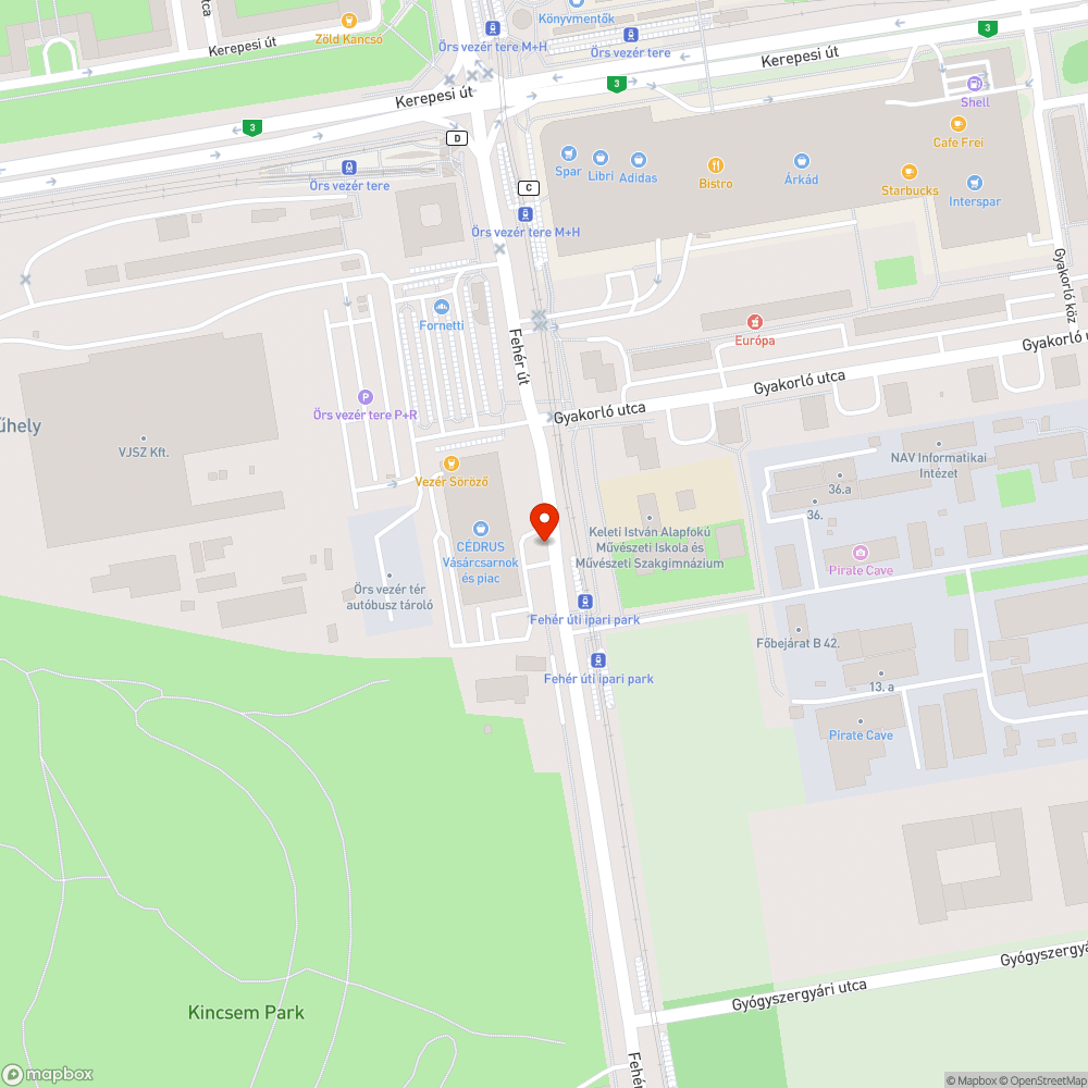 Elferdült bejelentés helye