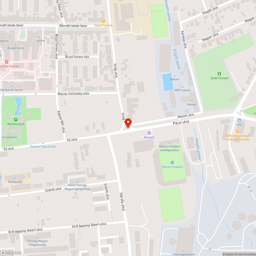 Hiányzik a kikerülési irány tábla bejelentés helye