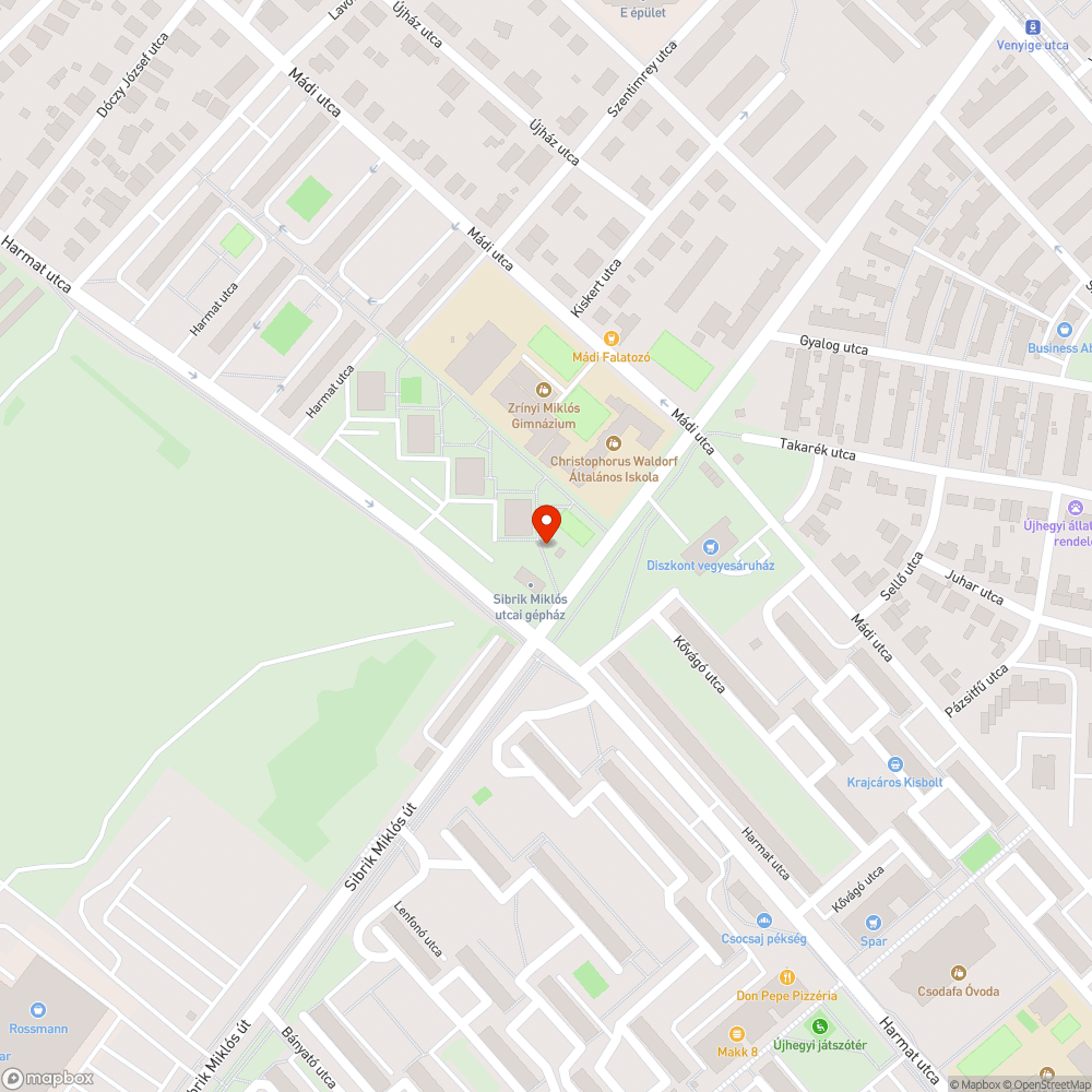 Kitört fa bejelentés helye