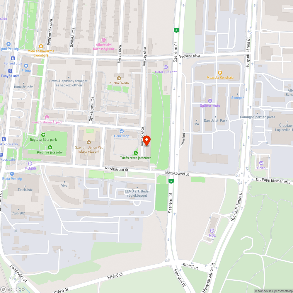 szemét-telep bejelentés helye