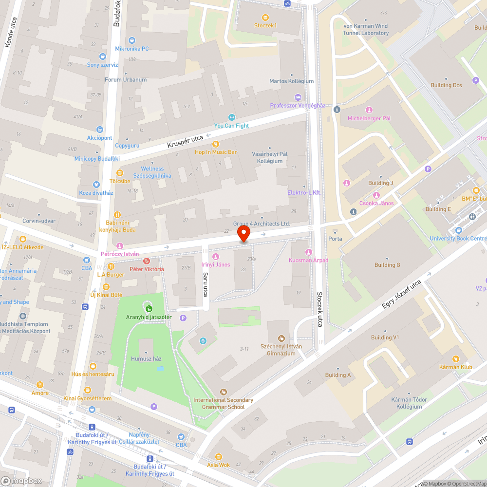 TV bejelentés helye