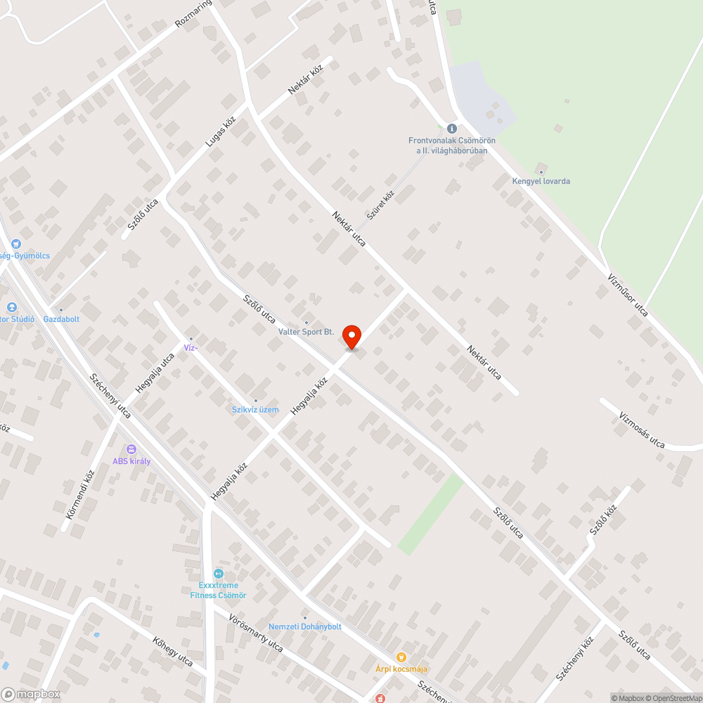 Hibás útburkolat bejelentés helye