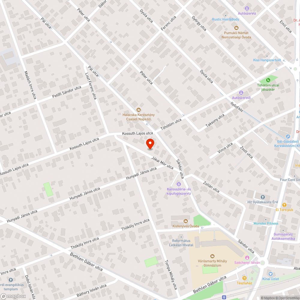 Építkezés után helyrehozatlan úttest bejelentés helye