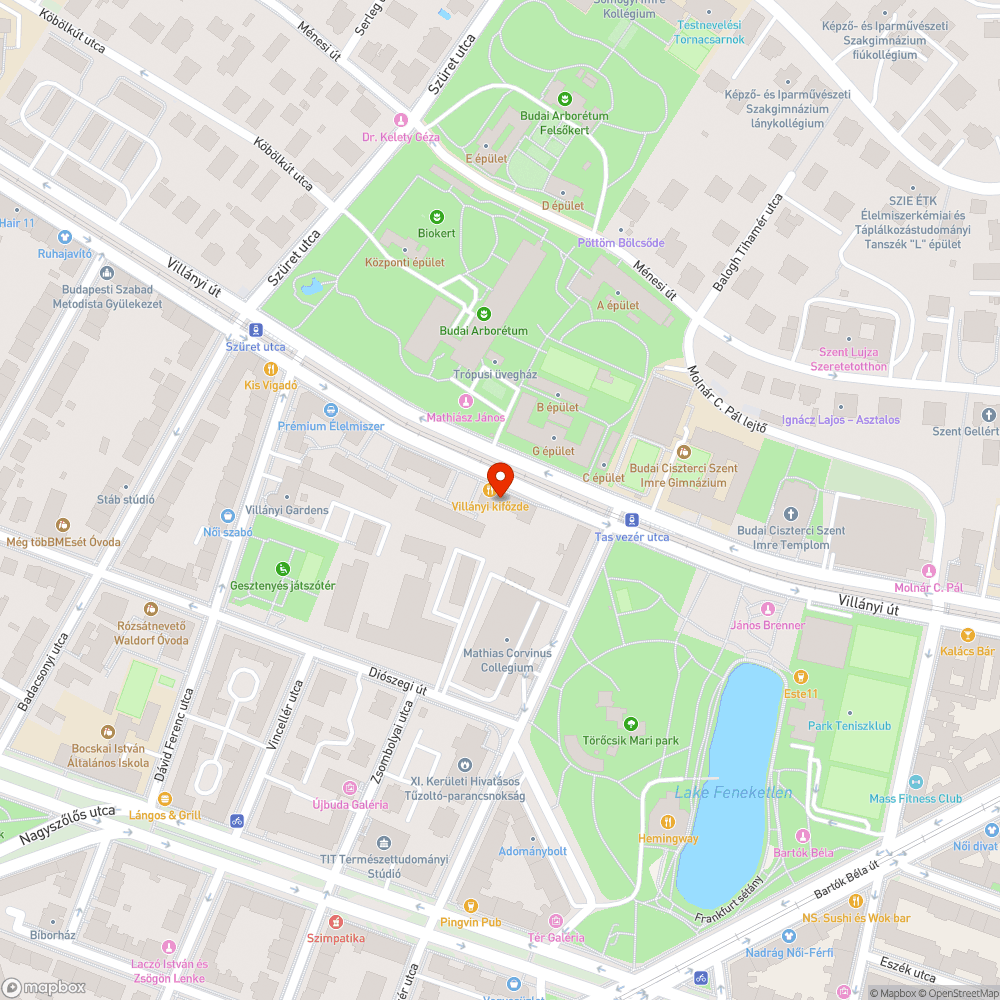 Törmelék bejelentés helye