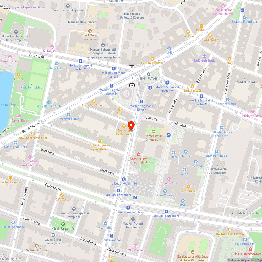 Takarítás hiánya Budapest, Fehérvári út 9, bejelentés helye