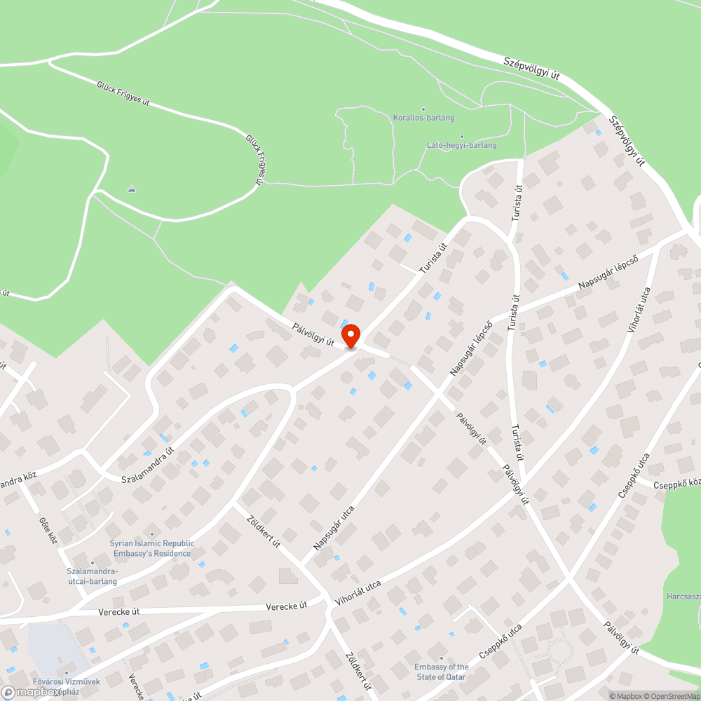 Beszakadó beton / kátyú bejelentés helye