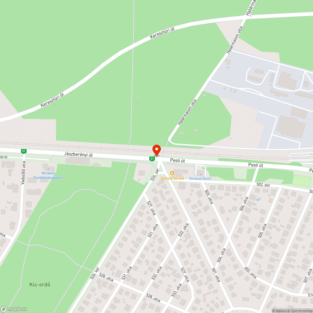 Hiányzó utcanévtábla bejelentés helye