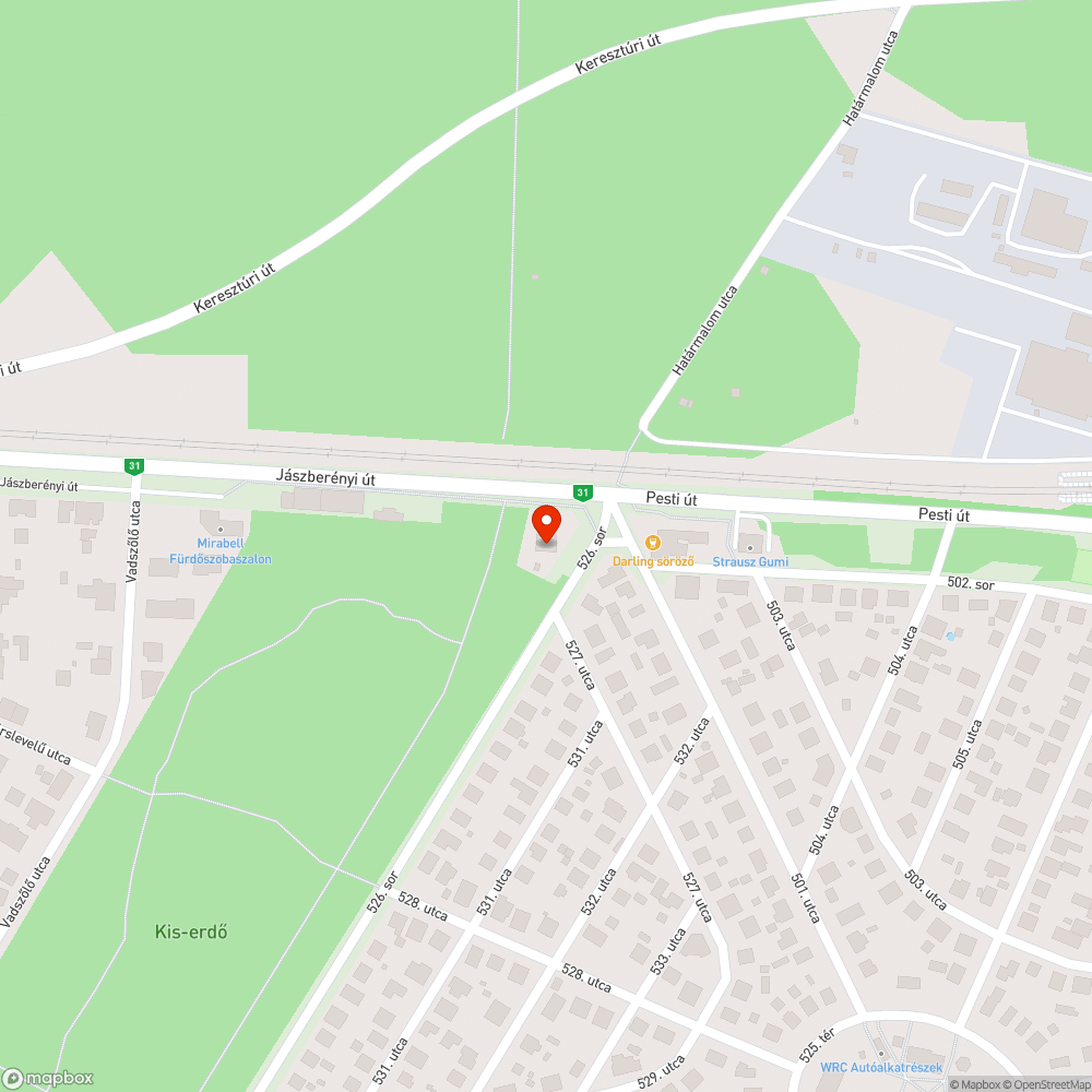 Törött "Kőbányai polgárőrség" tábla bejelentés helye