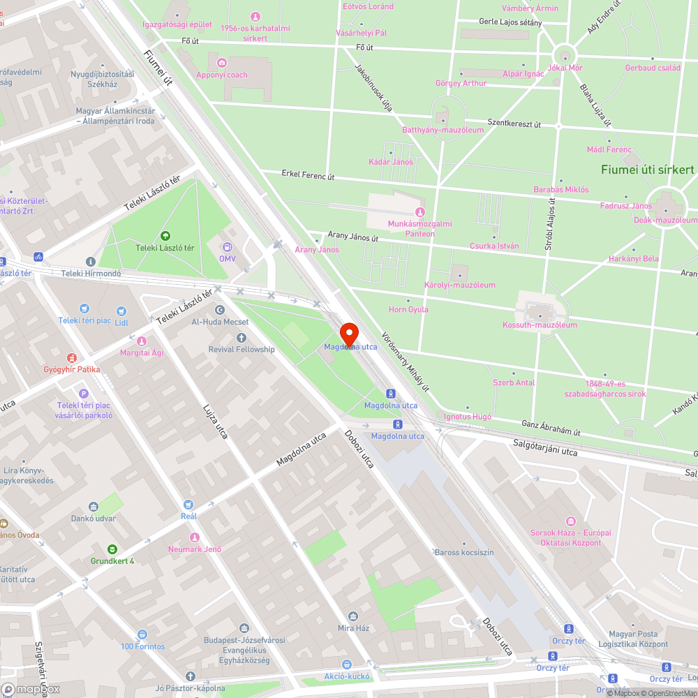 Vigyázzunk a fákra! bejelentés helye