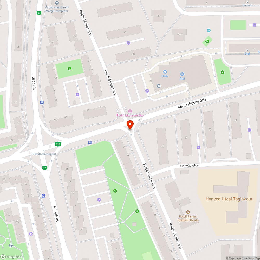 Hiányzik a kikerülési irány tábla bejelentés helye